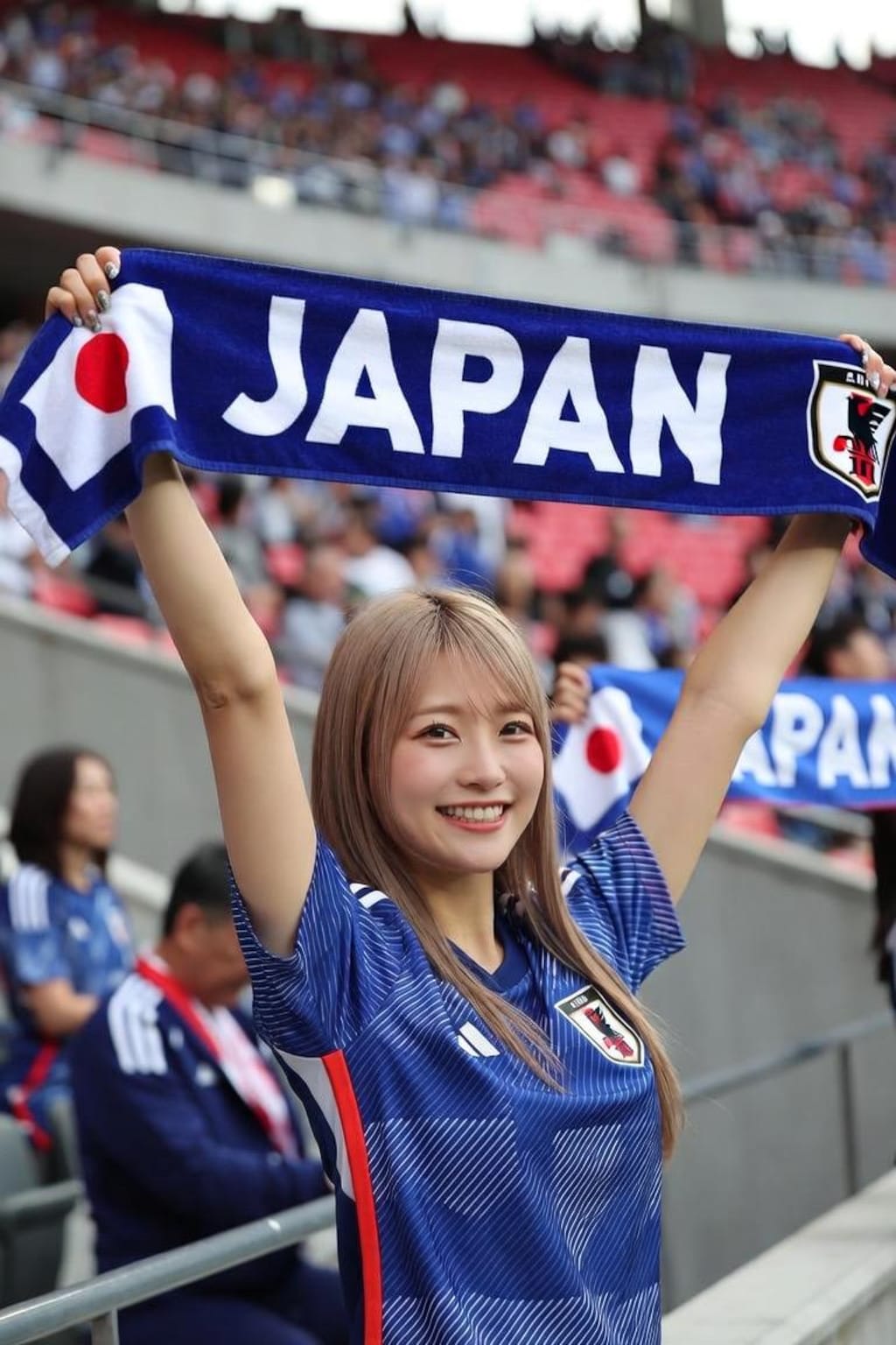 サッカー日本代表を応援しています　フォト版