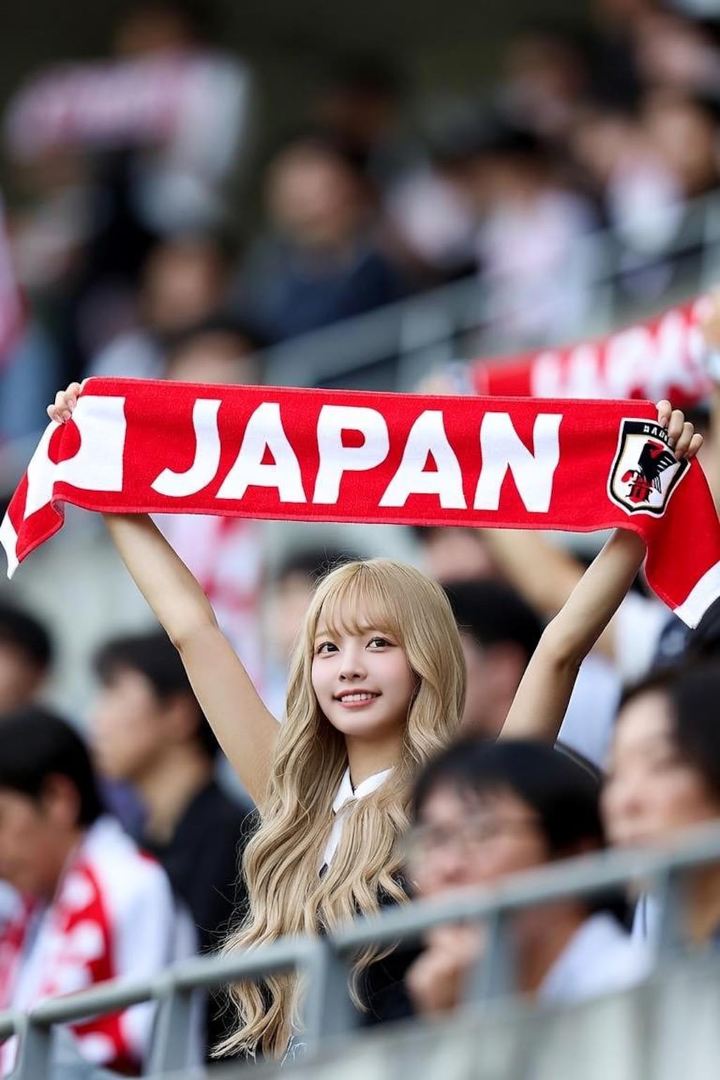 サッカー日本代表を応援しています　フォト版