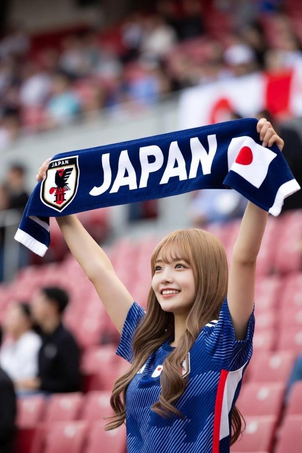 サッカー日本代表を応援しています　フォト版