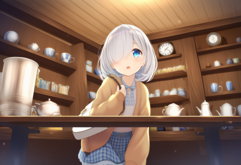 雑貨屋で買い物