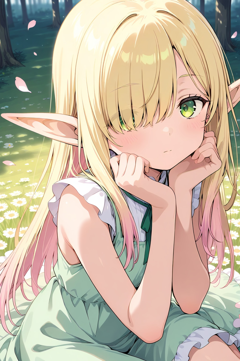 なにもしたくない日の、ちいさな精霊 | の人気AIイラスト・グラビア