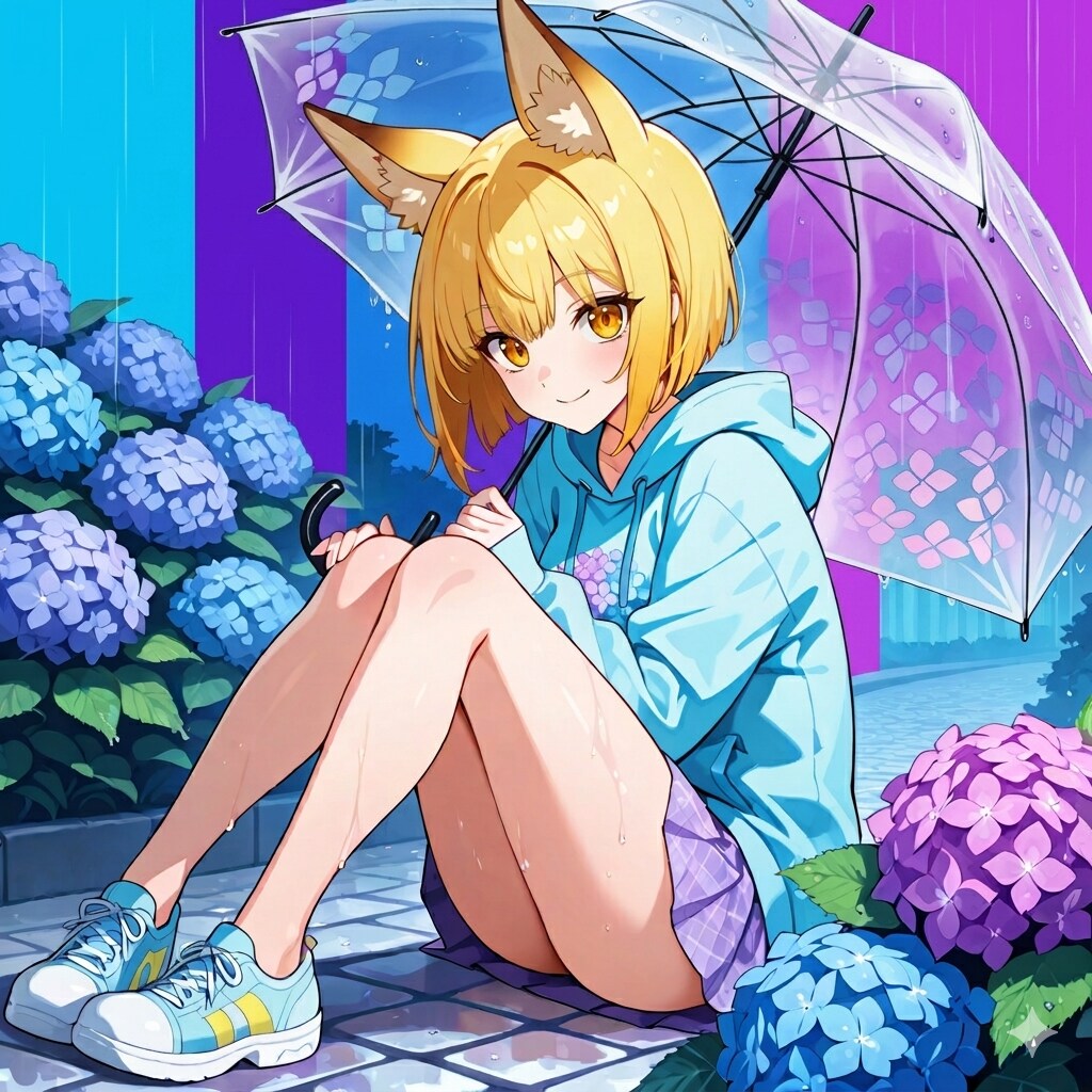 雨降りでもたのしい