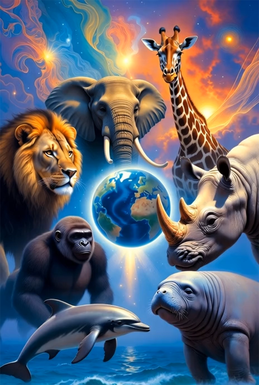 [今日は何の日 3/3] 世界野生生物の日 | の人気AIイラスト・グラビア