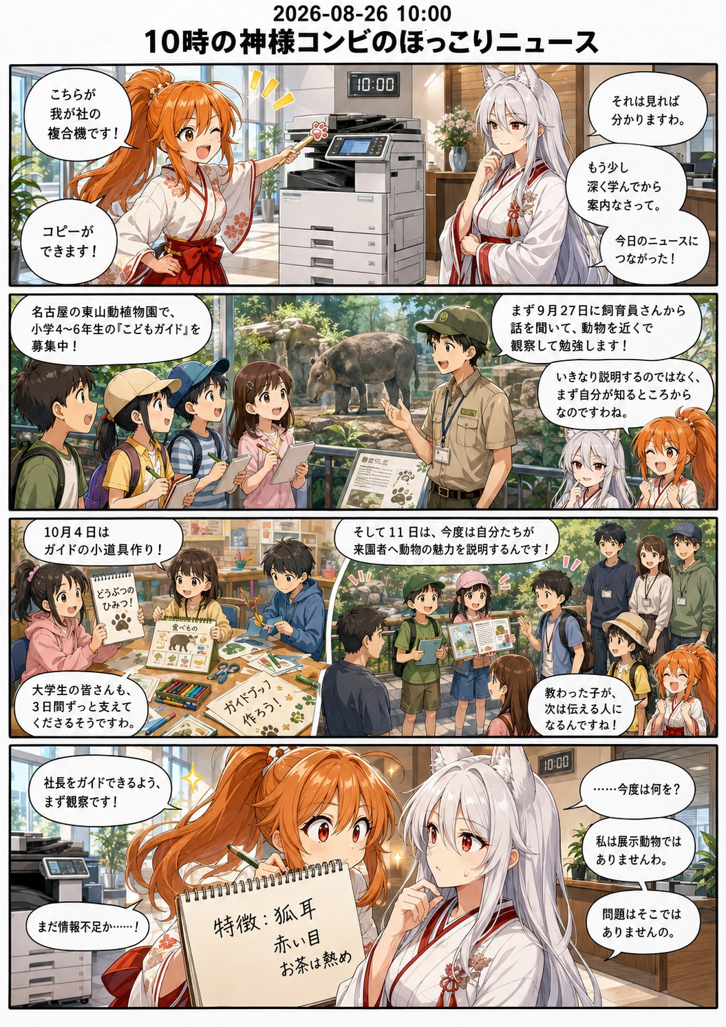 毎日漫画　10時　ほっこりニュース | の人気AIイラスト・グラビア