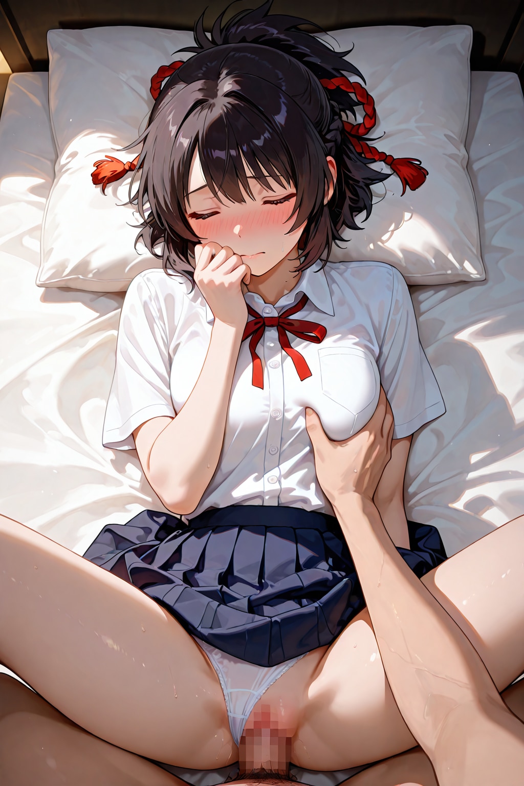 制服にぶっかけ〜宮水三葉〜