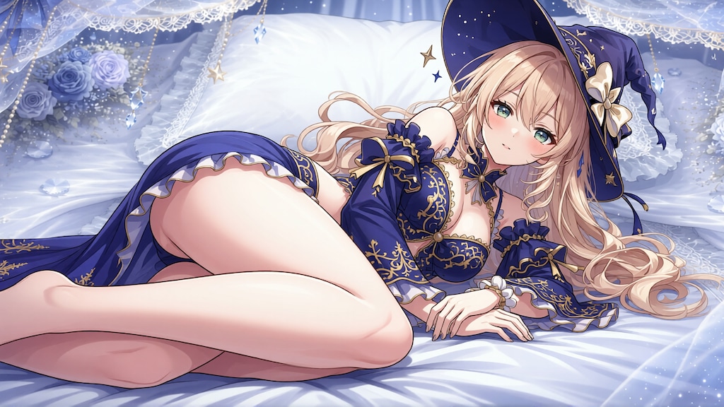 金髪少女と水着　その8-5