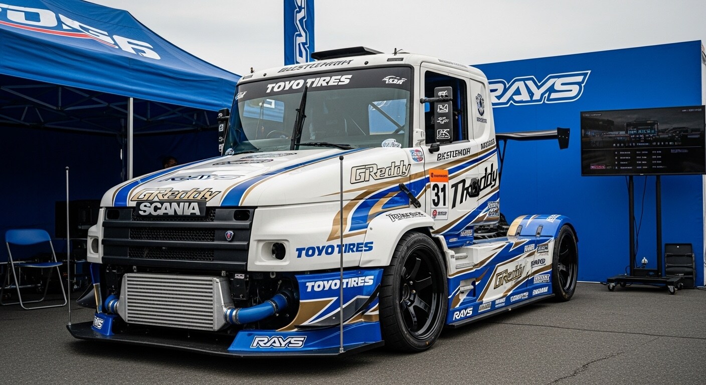 トーヨータイヤスカニアトラックのドリ車 | の人気AIイラスト・グラビア