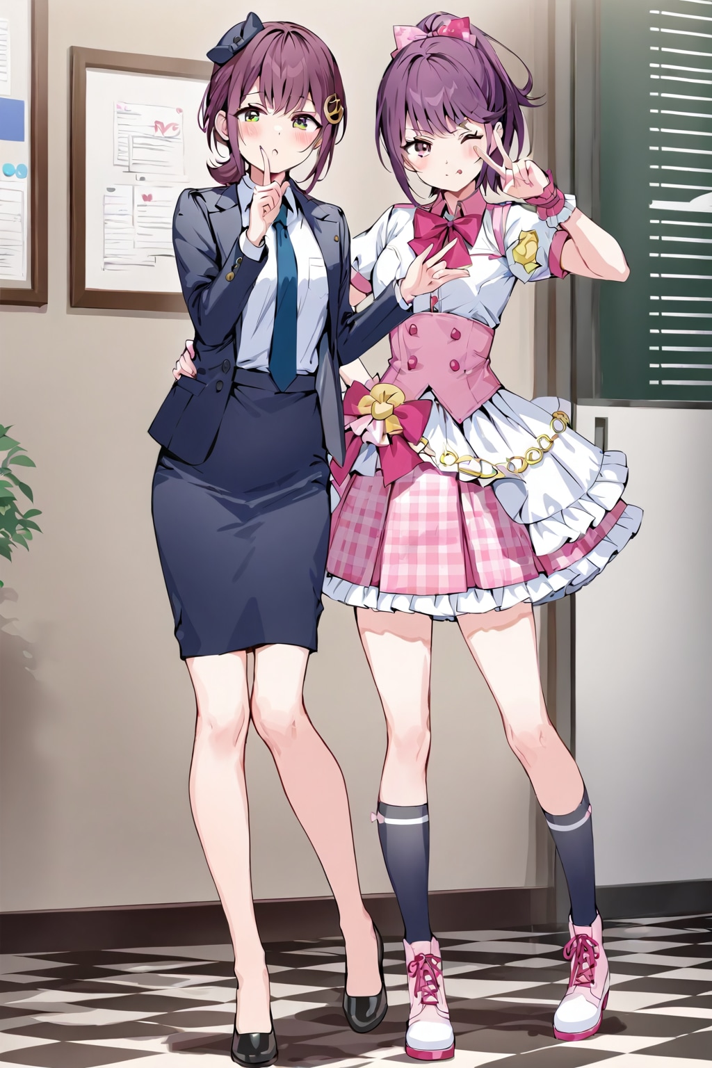 アイドルとマネージャー。 | の人気AIイラスト・グラビア