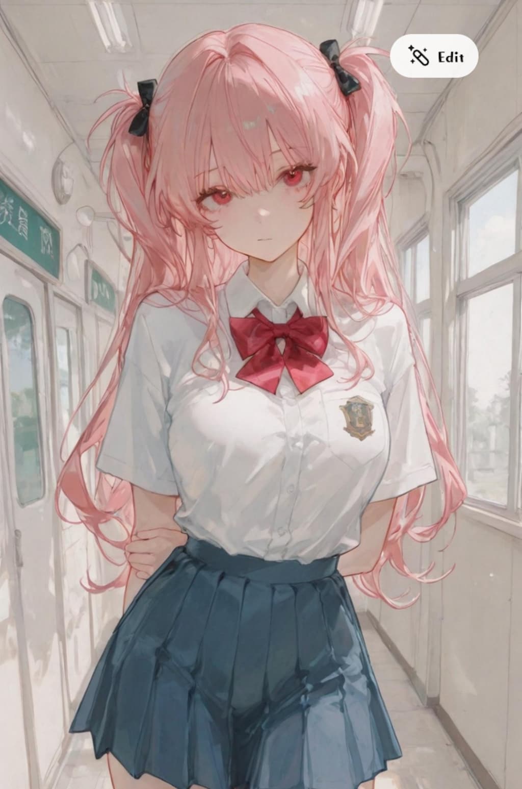 色んな制服を着てみる美琴ちゃん