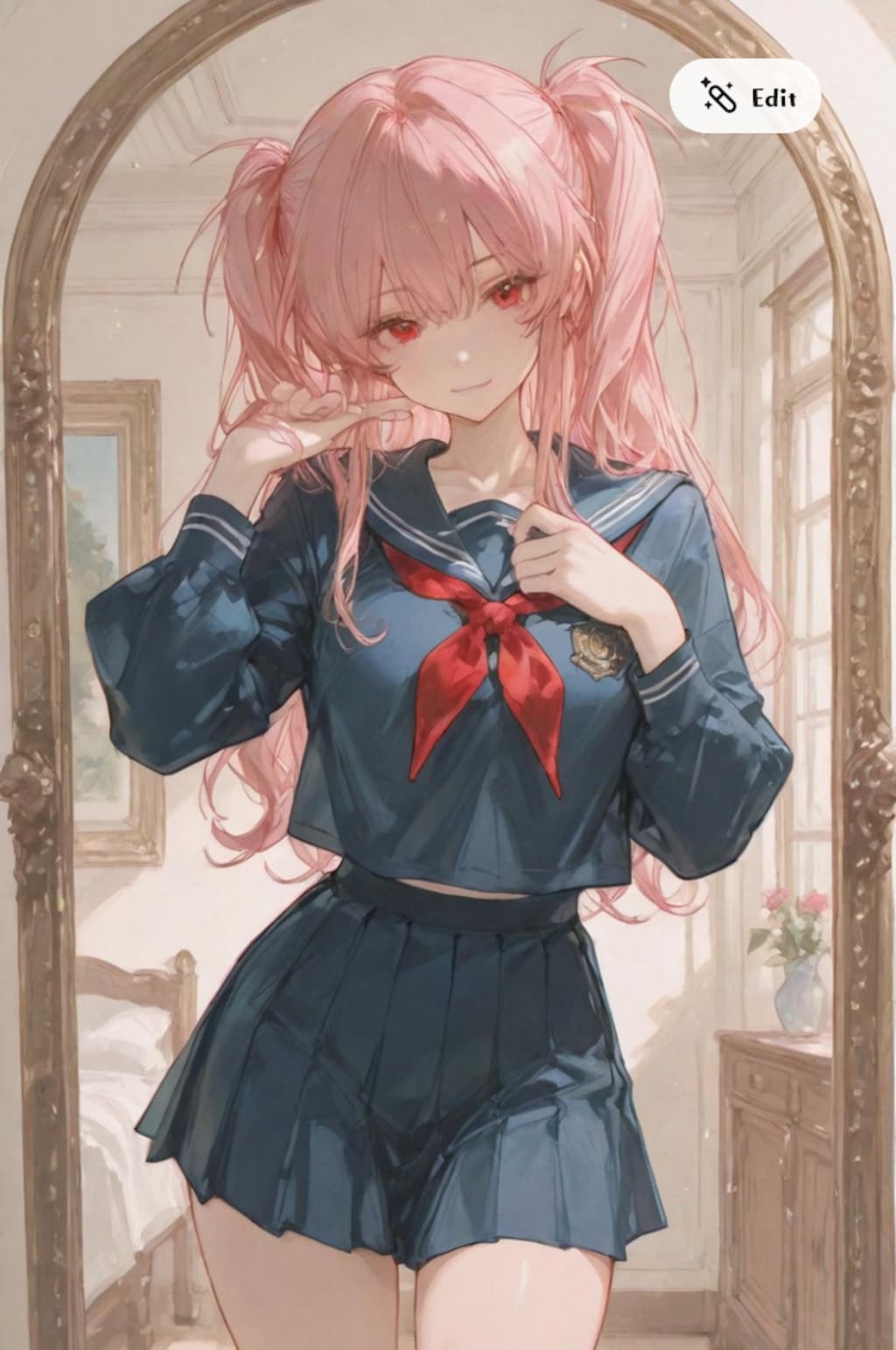 色んな制服を着てみる美琴ちゃん