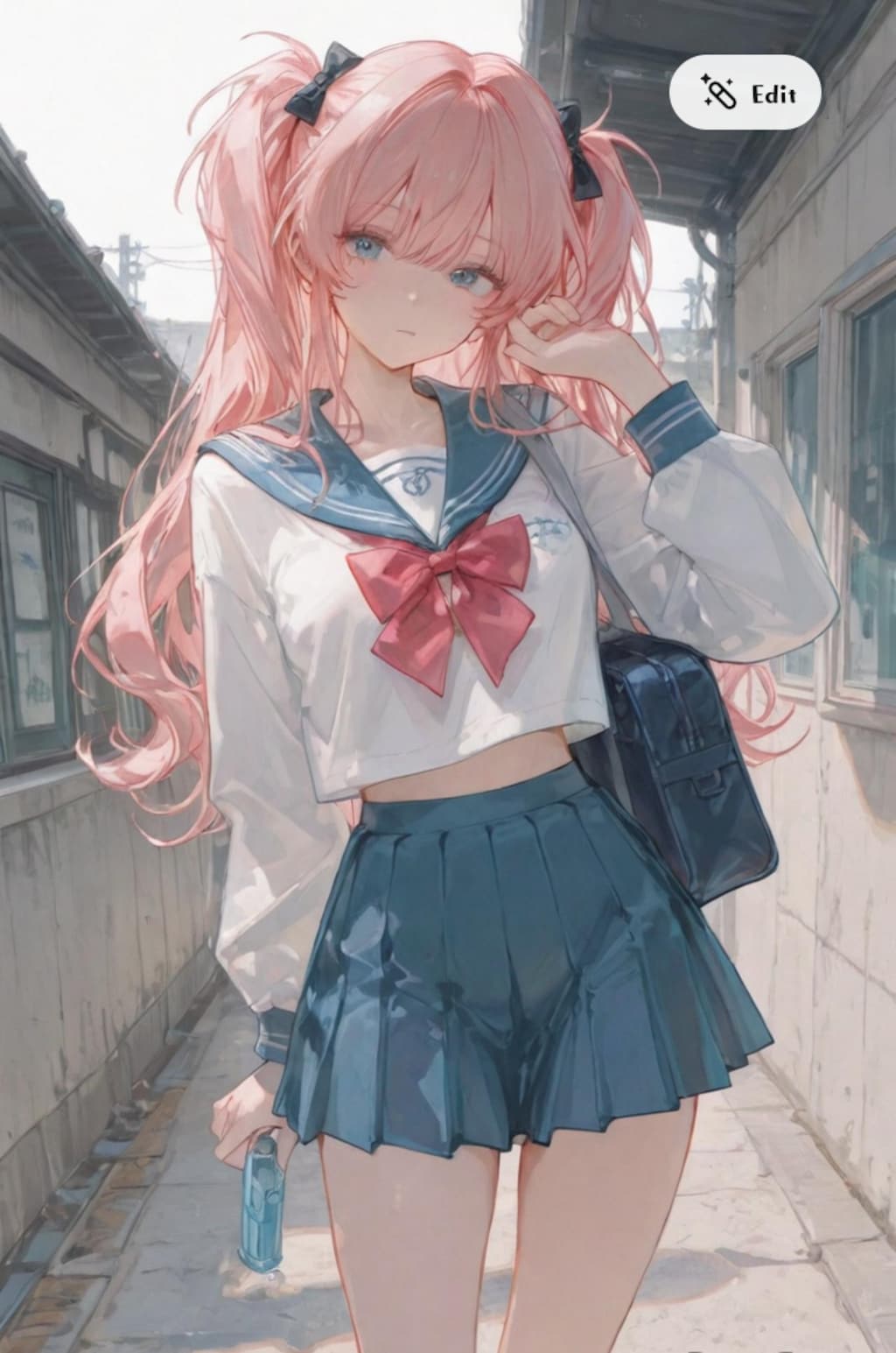 色んな制服を着てみる美琴ちゃん