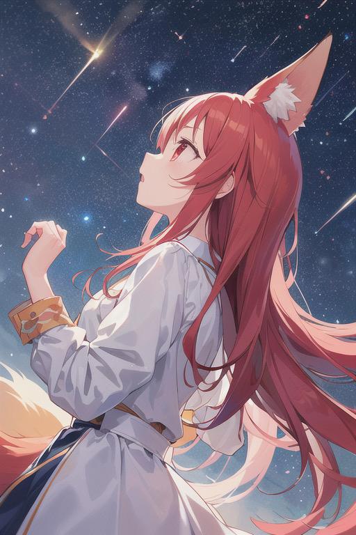 星降る夜 | の人気AIイラスト・グラビア