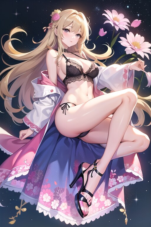 花と美女 🌺🌸