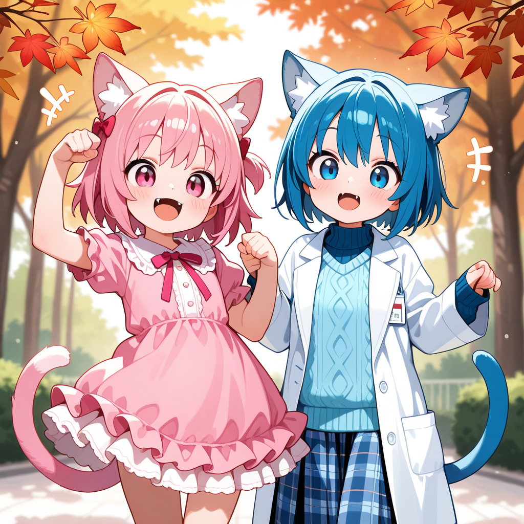 うちのねこ２人♡