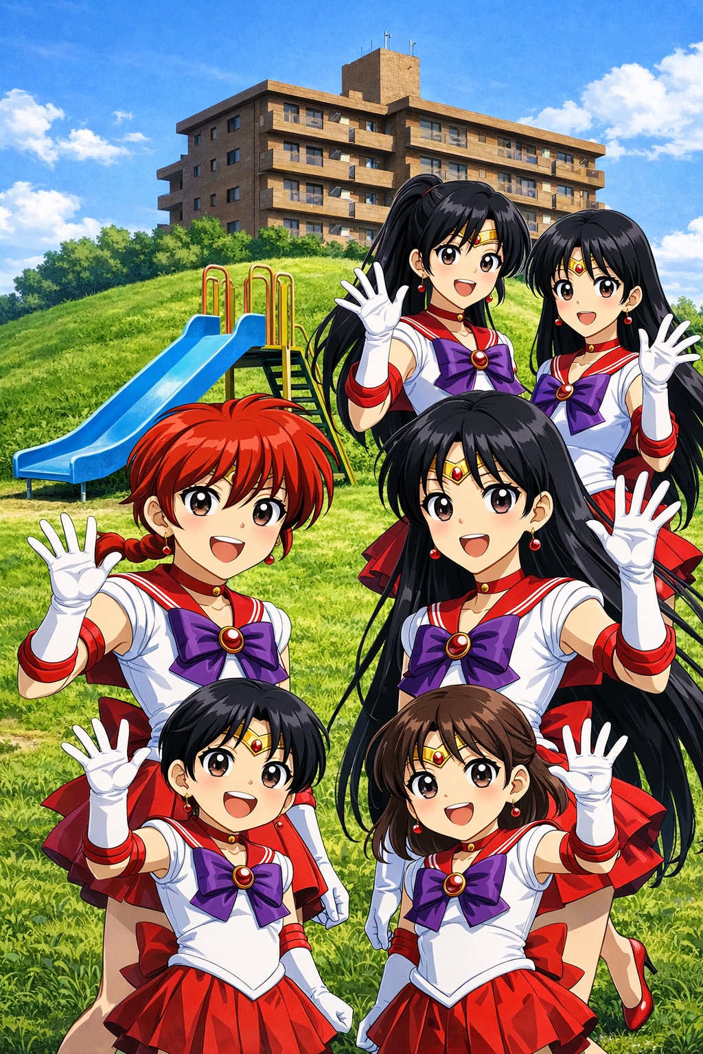 家族でセーラーマーズ！