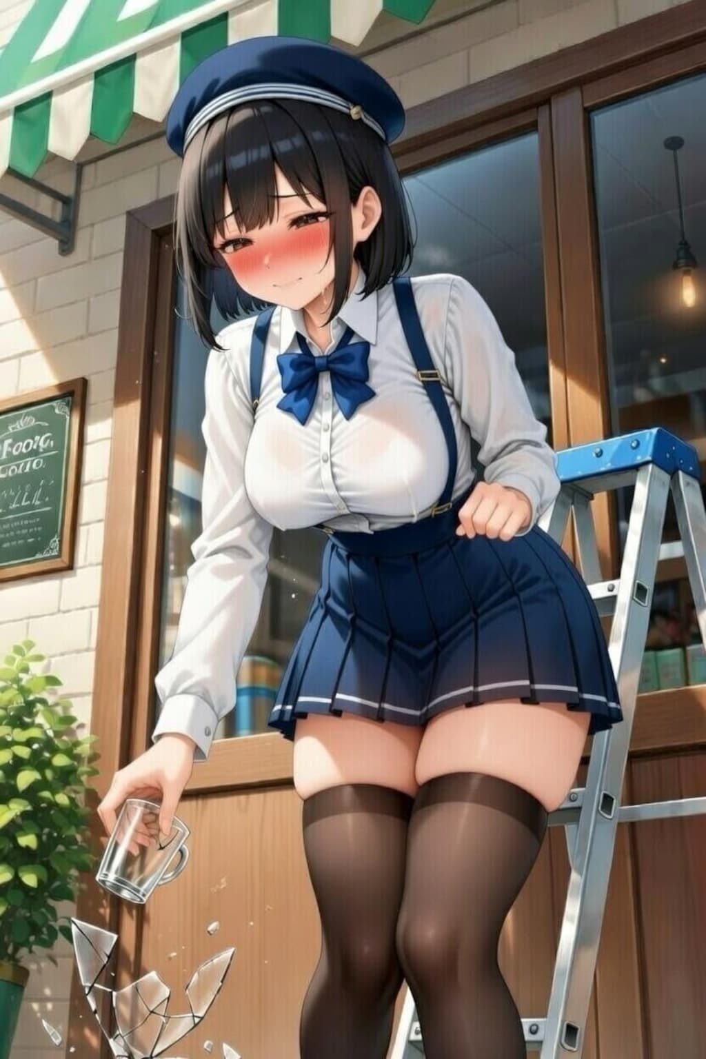 看板娘のカフェJDは乳がすっごい