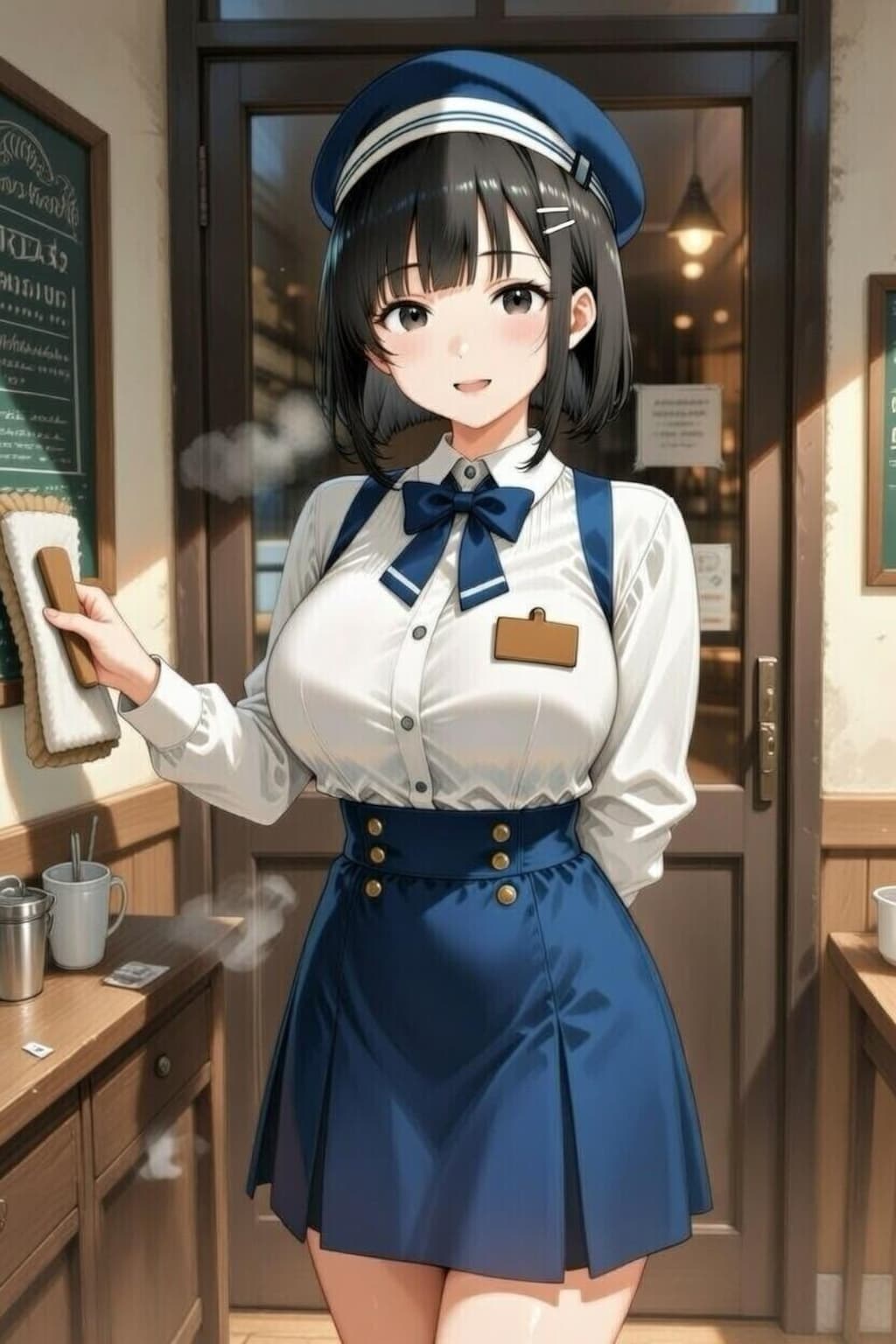 看板娘のカフェJDは乳がすっごい