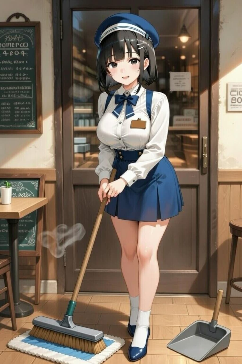 看板娘のカフェJDは乳がすっごい