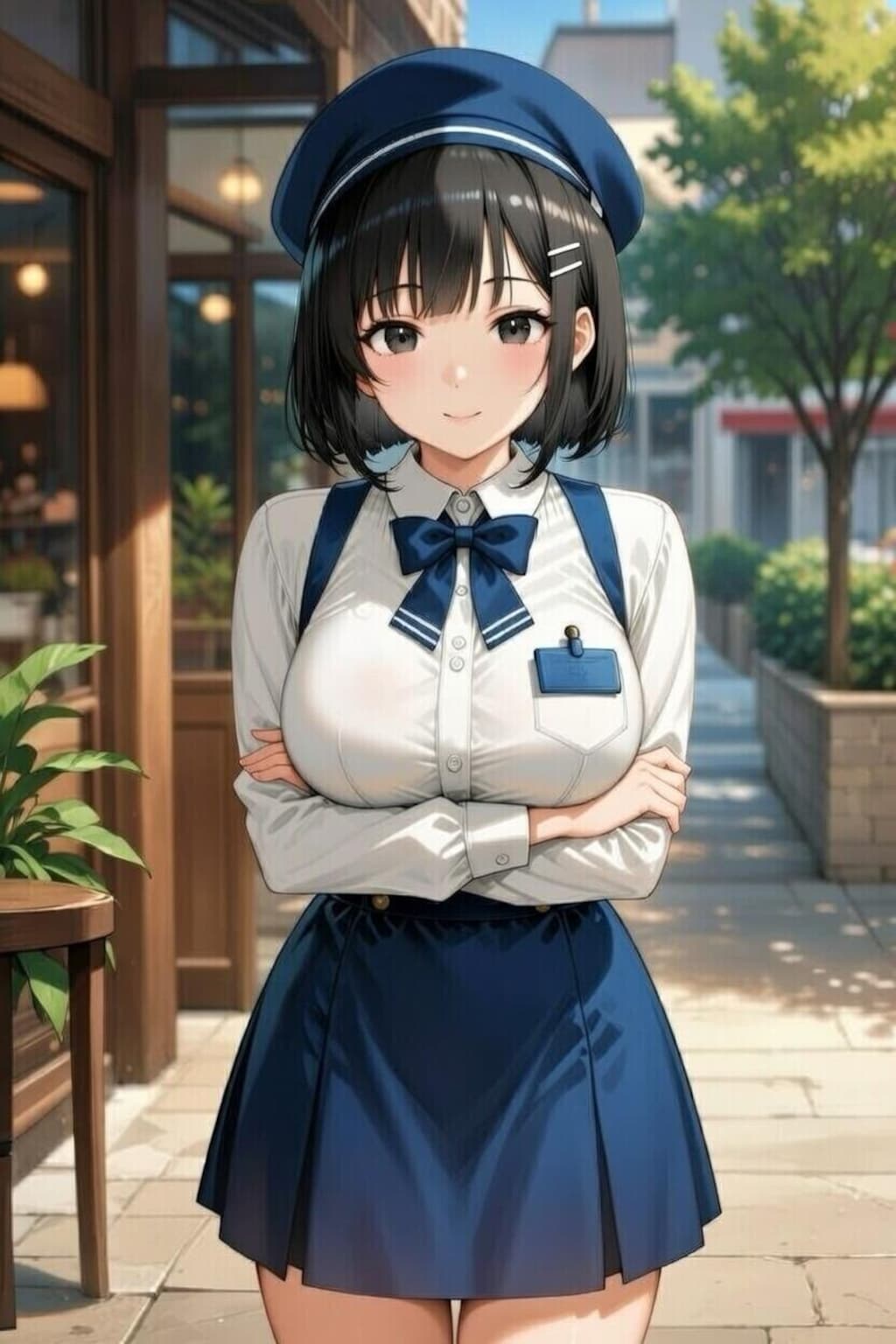 看板娘のカフェJDは乳がすっごい