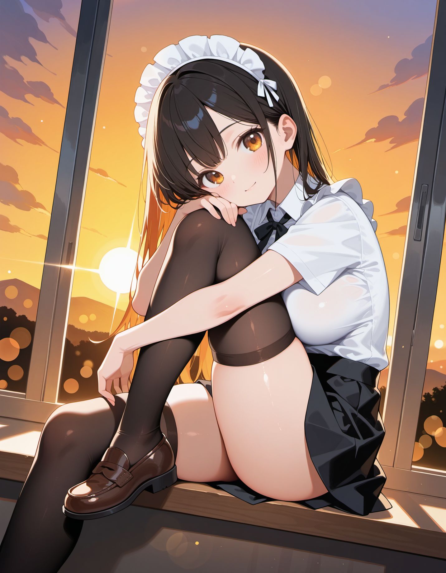 窓辺のメイドさん2