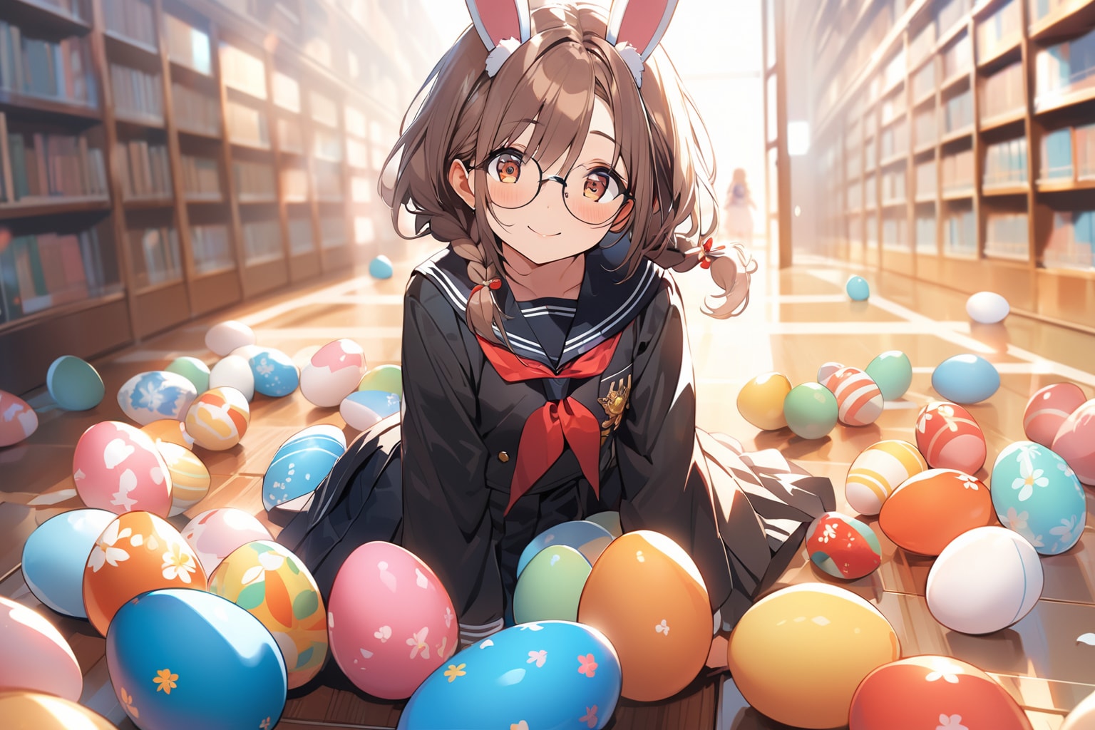 このイースターエッグ、どこに隠そうかな？