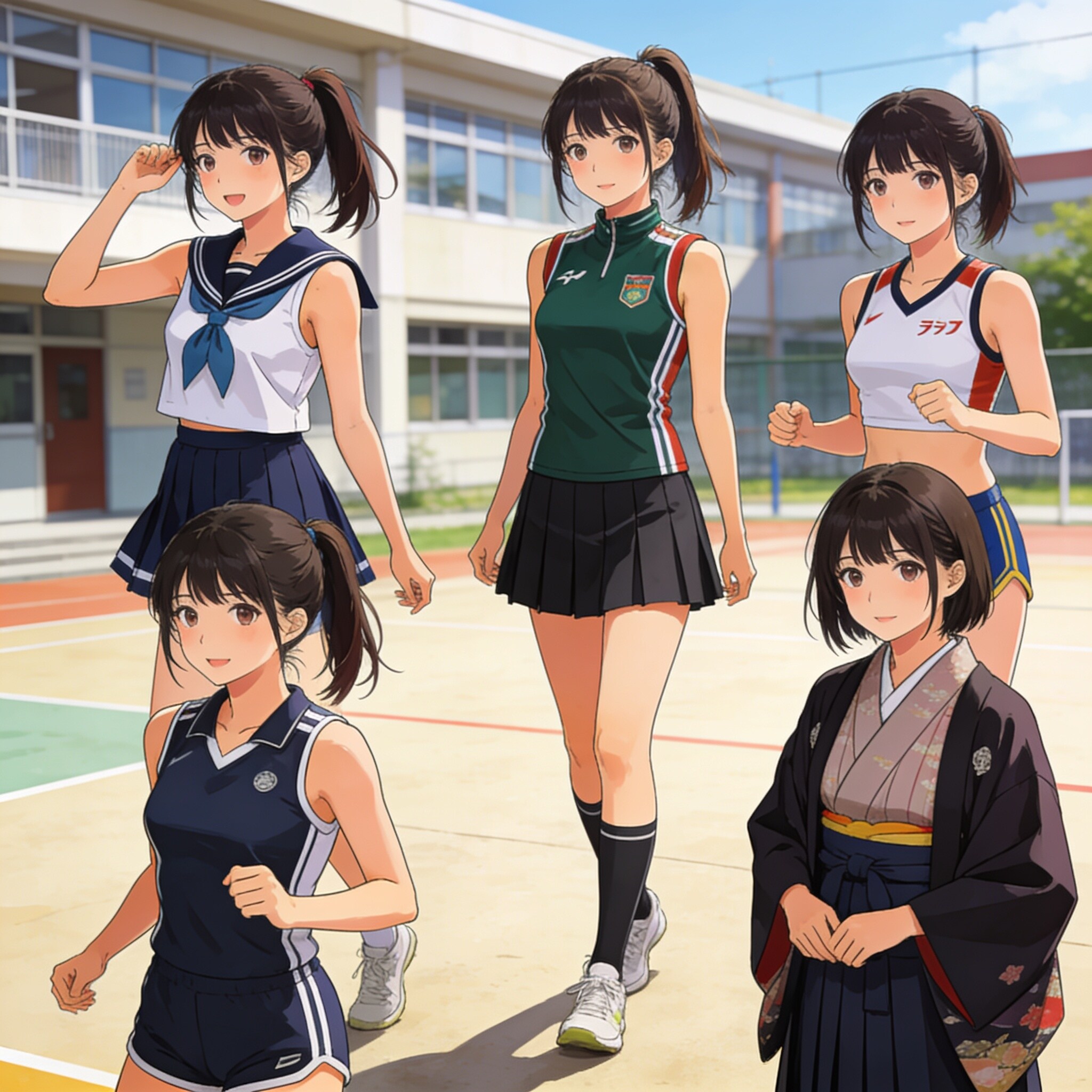 スリーブレス学園部活動