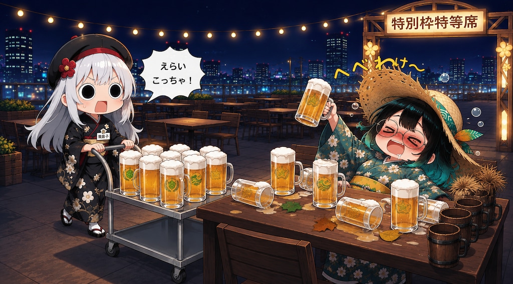 特別枠特等席にお邪魔してしまいよった賽銭子