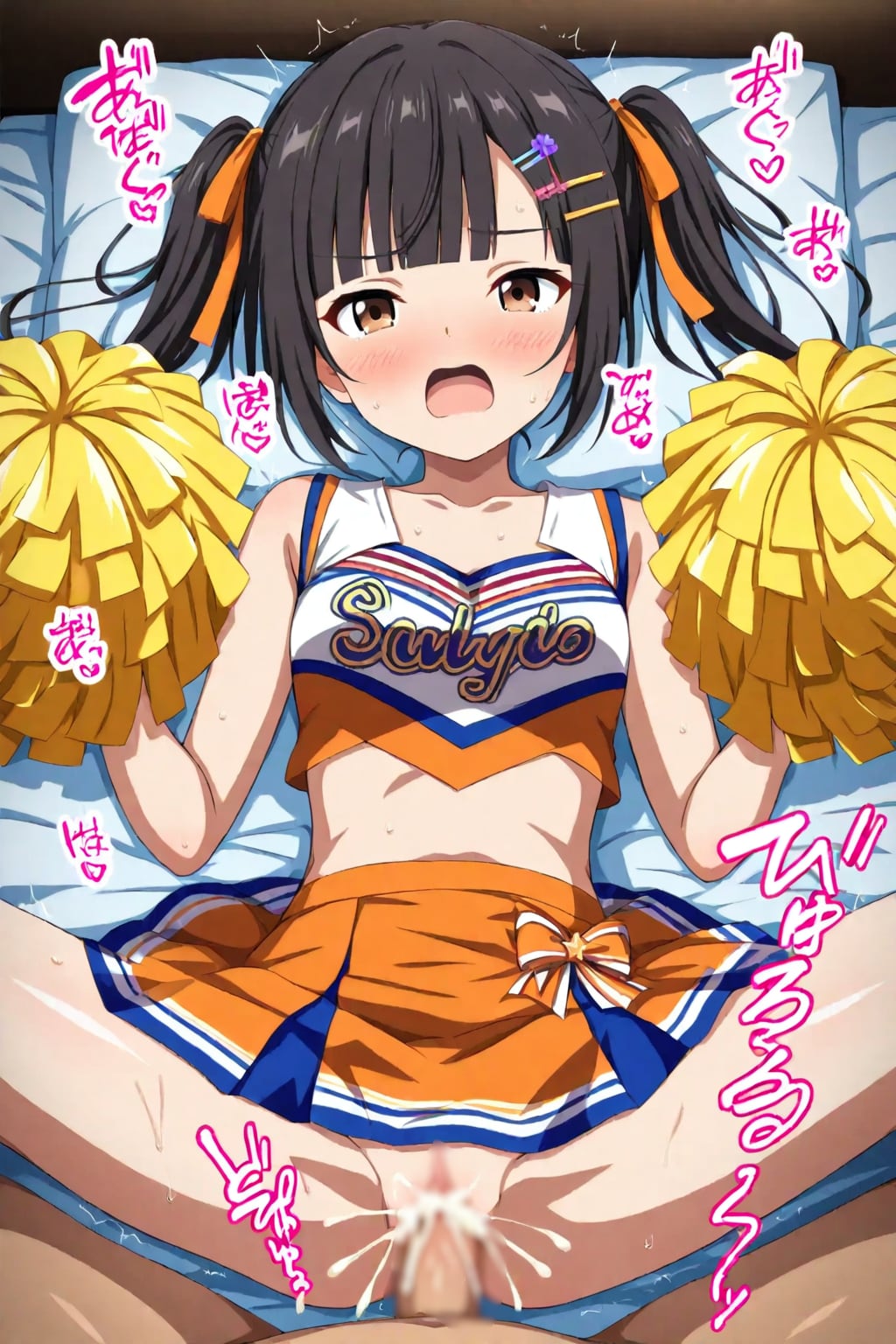 ツインテちゃん💞✨にチア衣装を着てもらって…💞✨