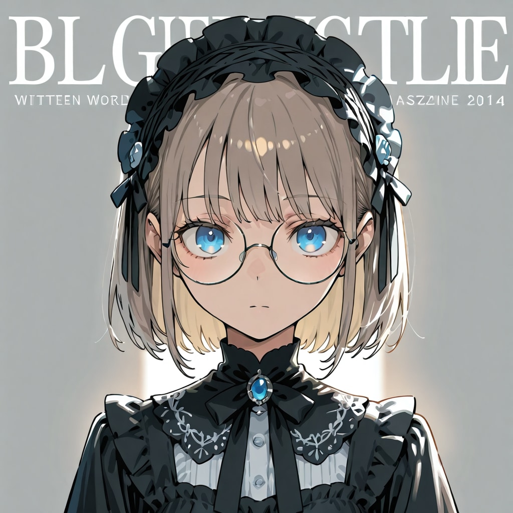 表紙を飾るゴシック少女 | の人気AIイラスト・グラビア