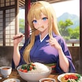 旅館の朝ごはん 2枚目