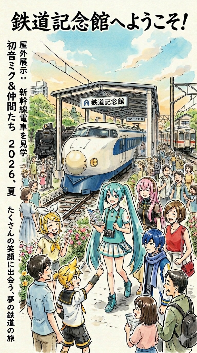 鉄道記念館へようこそ！ | の人気AIイラスト・グラビア