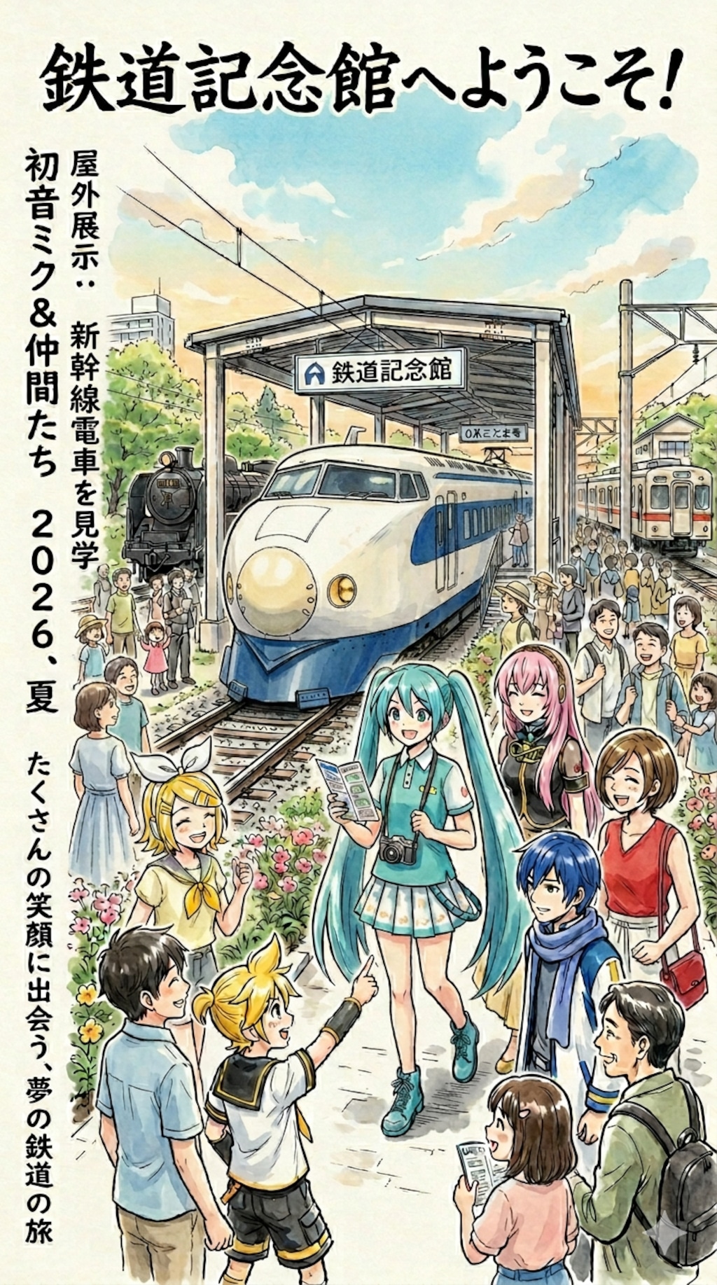 鉄道記念館へようこそ！