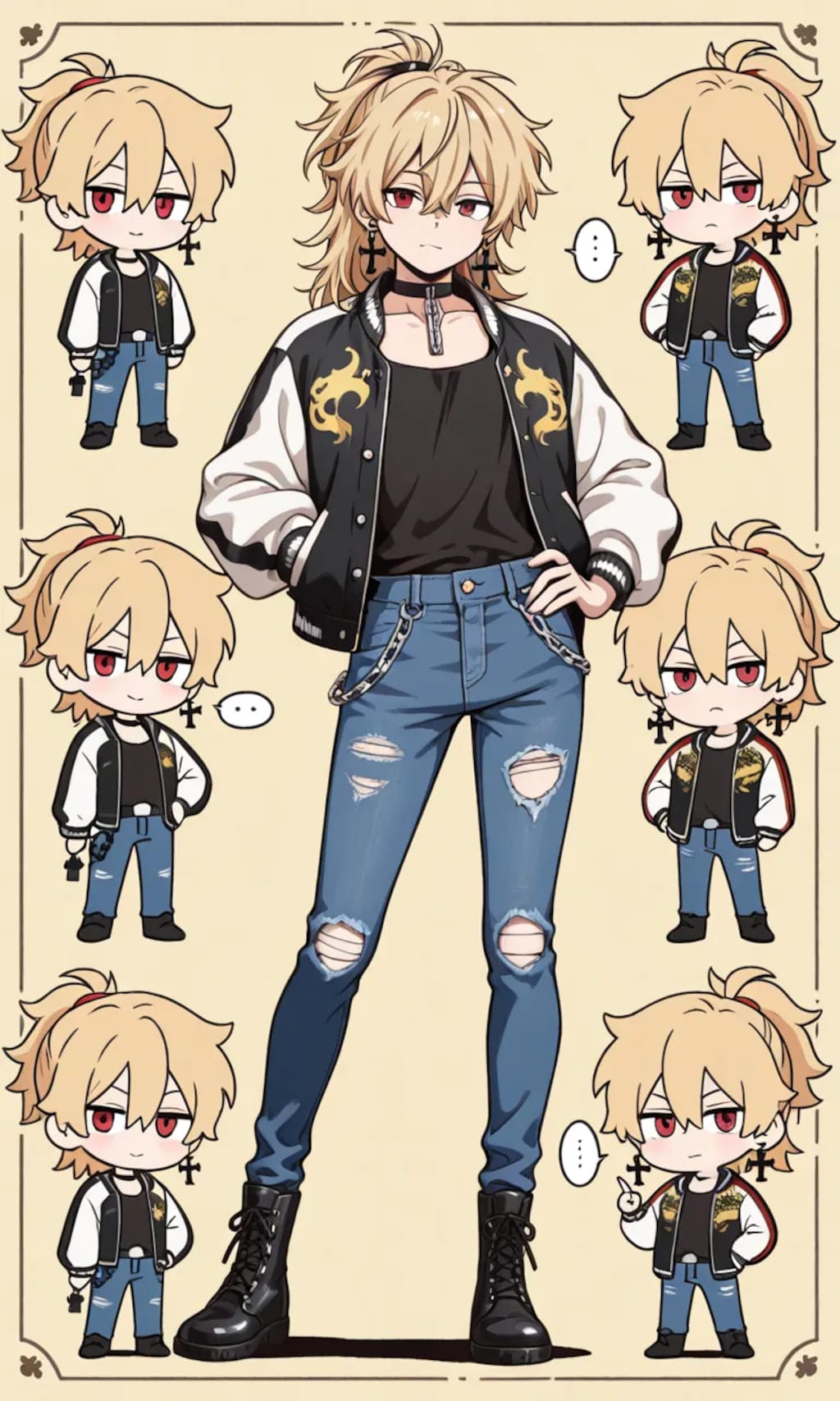 メス男子くんとSDキャラ