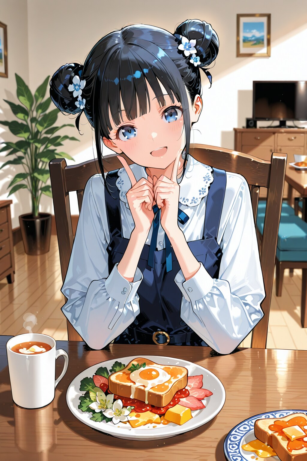 おだんごちゃん🍡✨と朝ごはん🍚✨　7/1