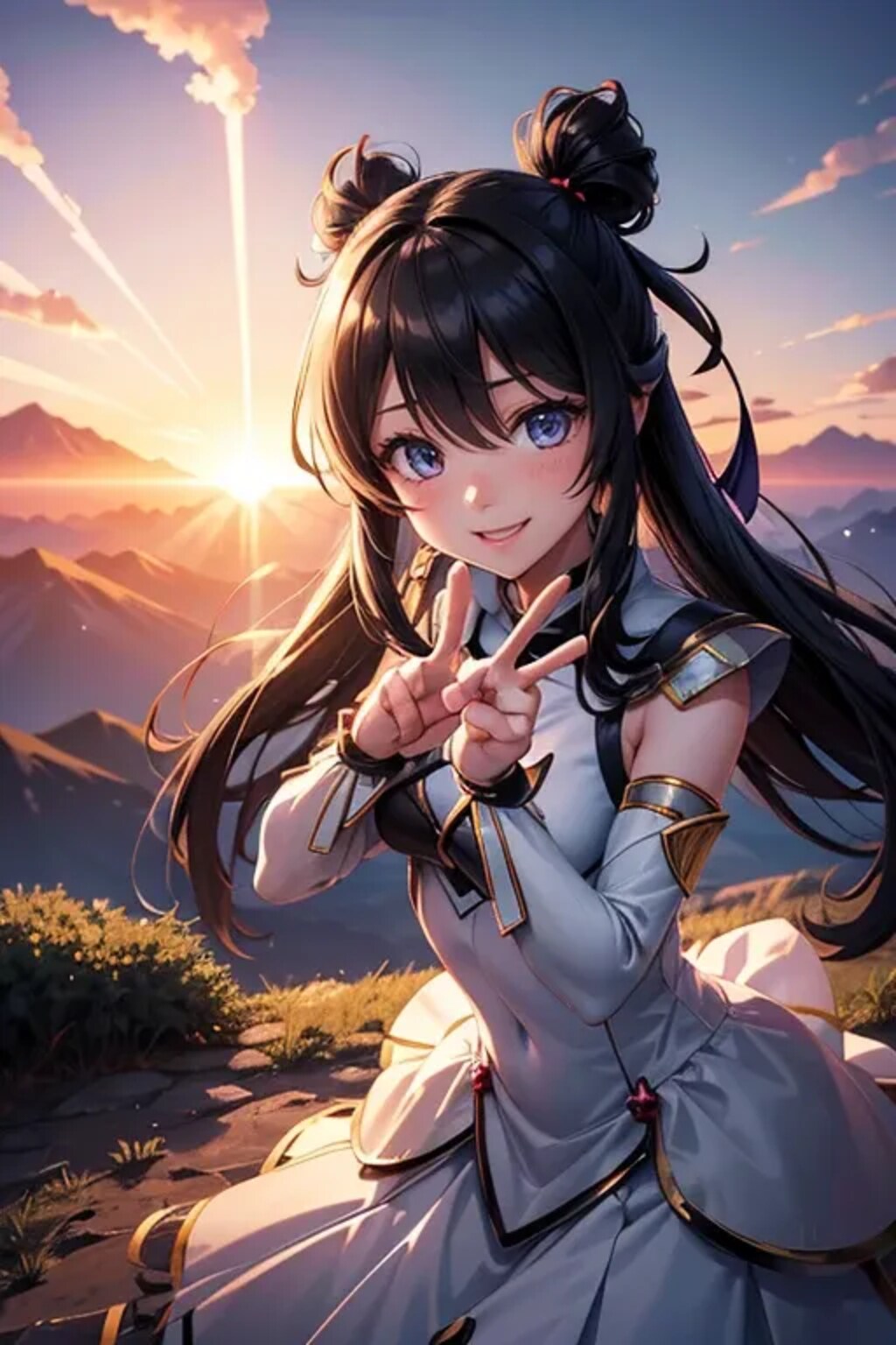 UFO来襲  魔法少女の勝利