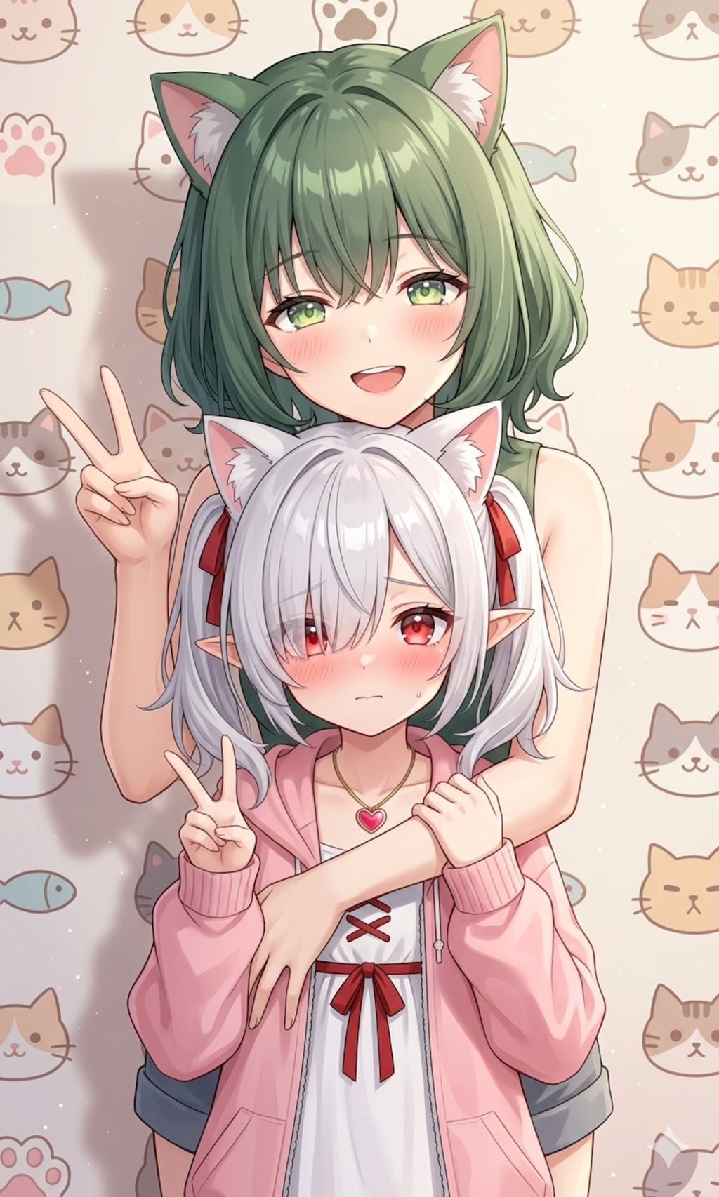Iris*さんの芽生さんとシロネさん