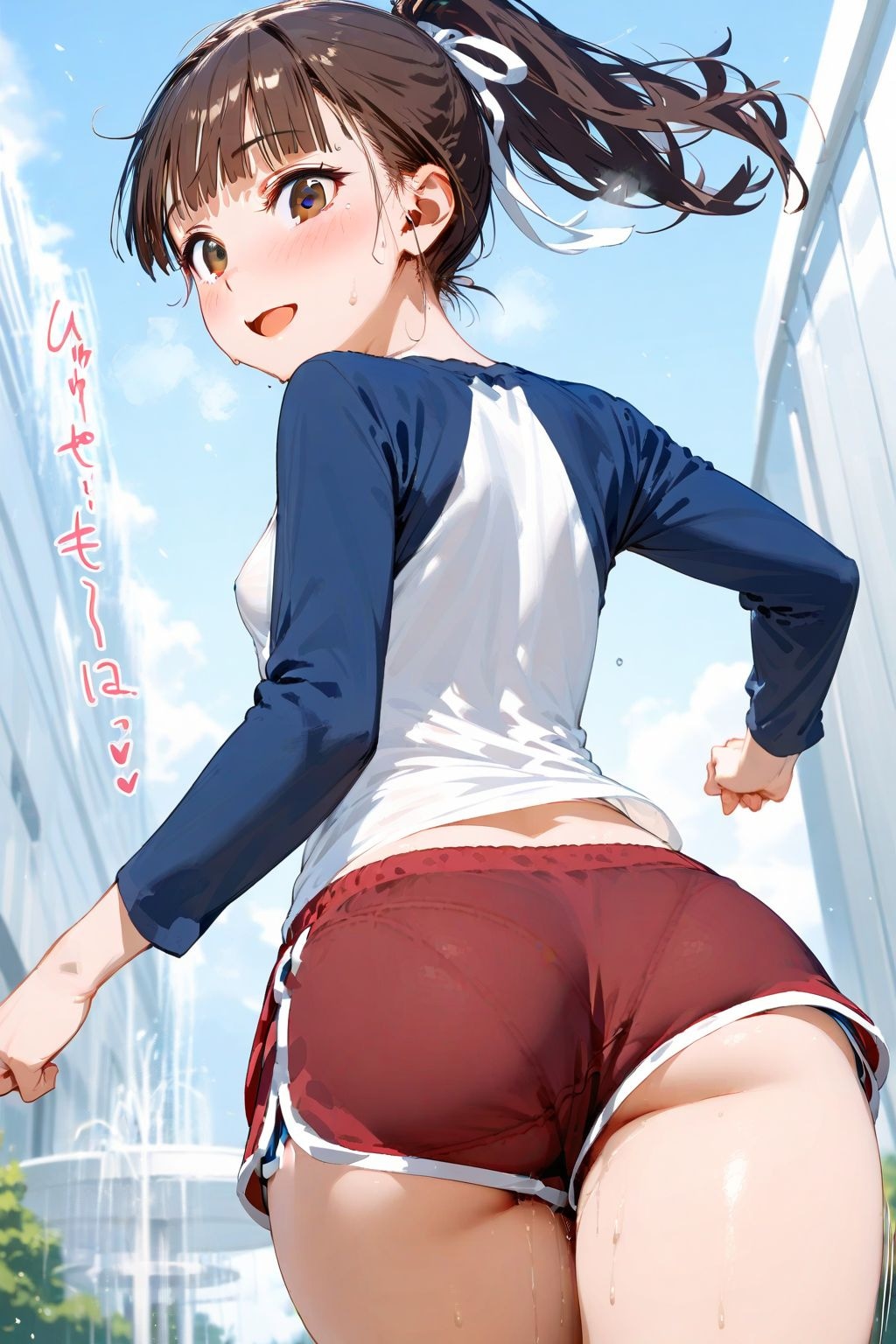 寒くても朝は走る雫ちゃん