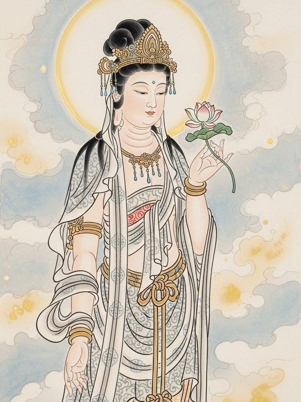 今日の観自在菩薩(２枚)