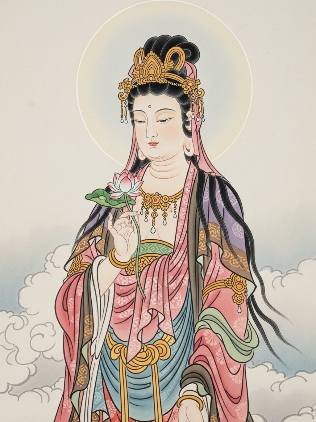 今日の観自在菩薩(２枚)