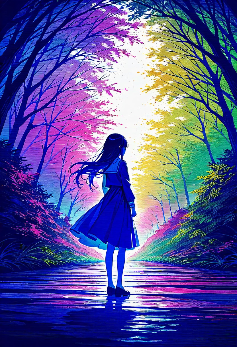 Beyond the Prism Forest | の人気AIイラスト・グラビア