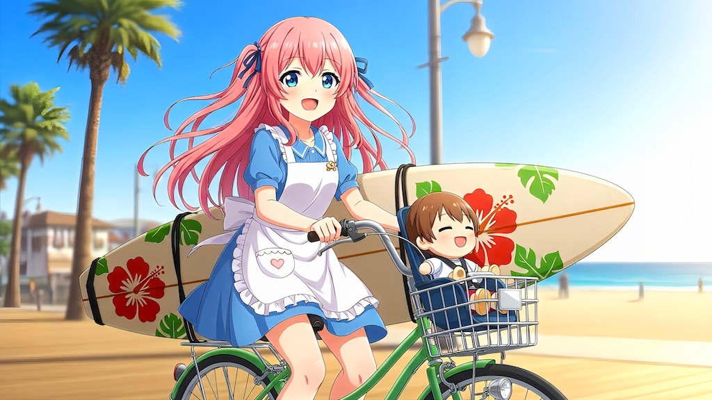 🎶ママチャリサーファー🎵