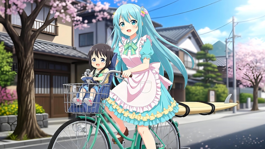 🎶ママチャリサーファー🎵