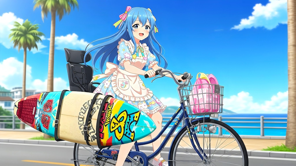 🎶ママチャリサーファー🎵