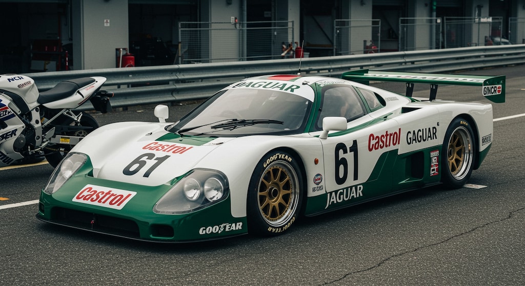 カストロールジャガーレーシングカー