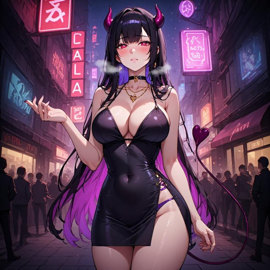 黒色のお花売り