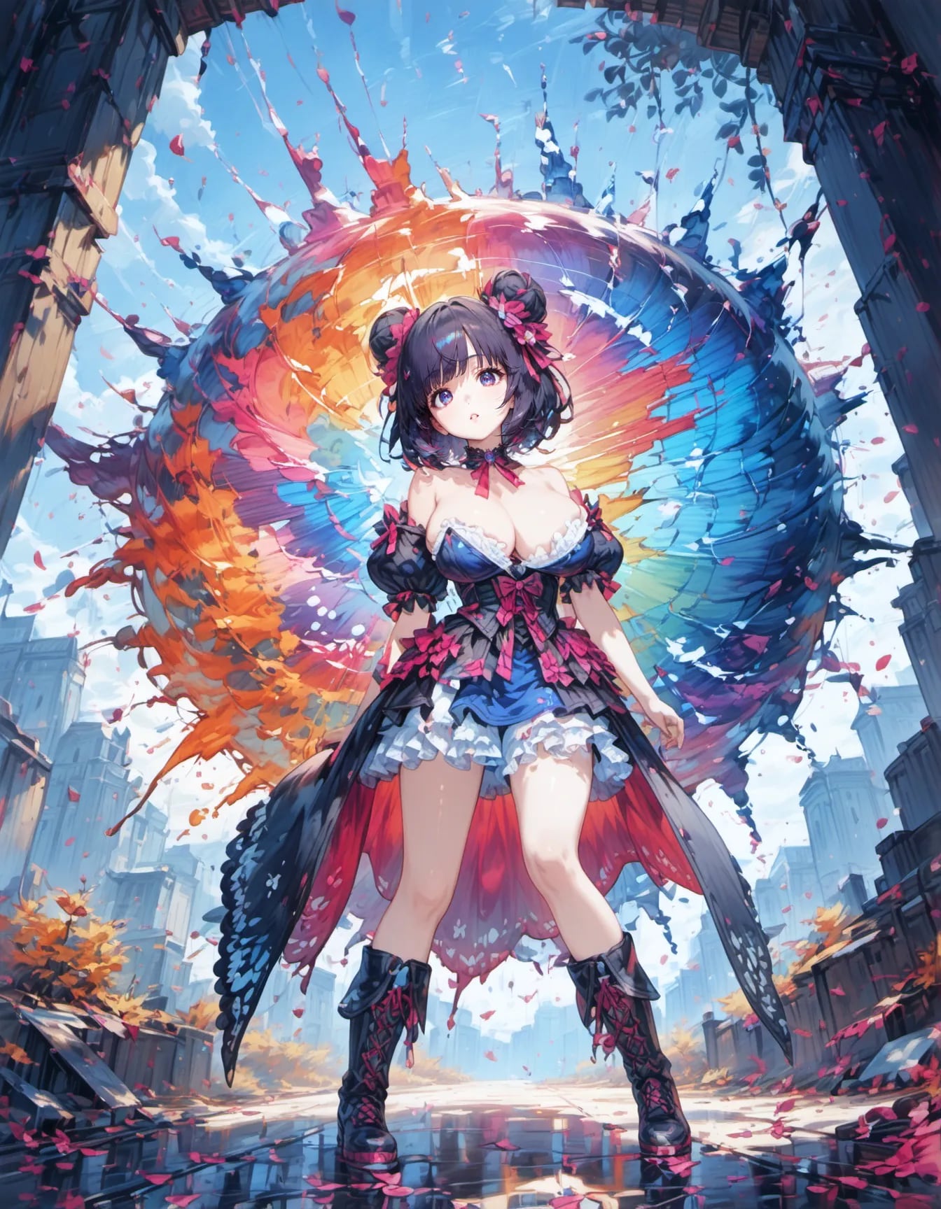 Metamorphosis of the Prism Butterfly | の人気AIイラスト・グラビア