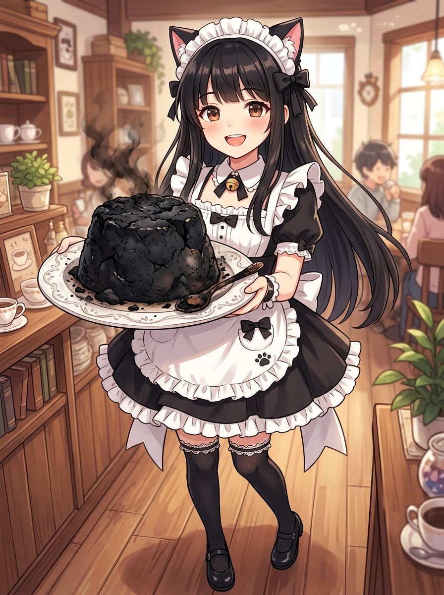 さくらちゃんの黒コゲ焼き？プリン | の人気AIイラスト・グラビア