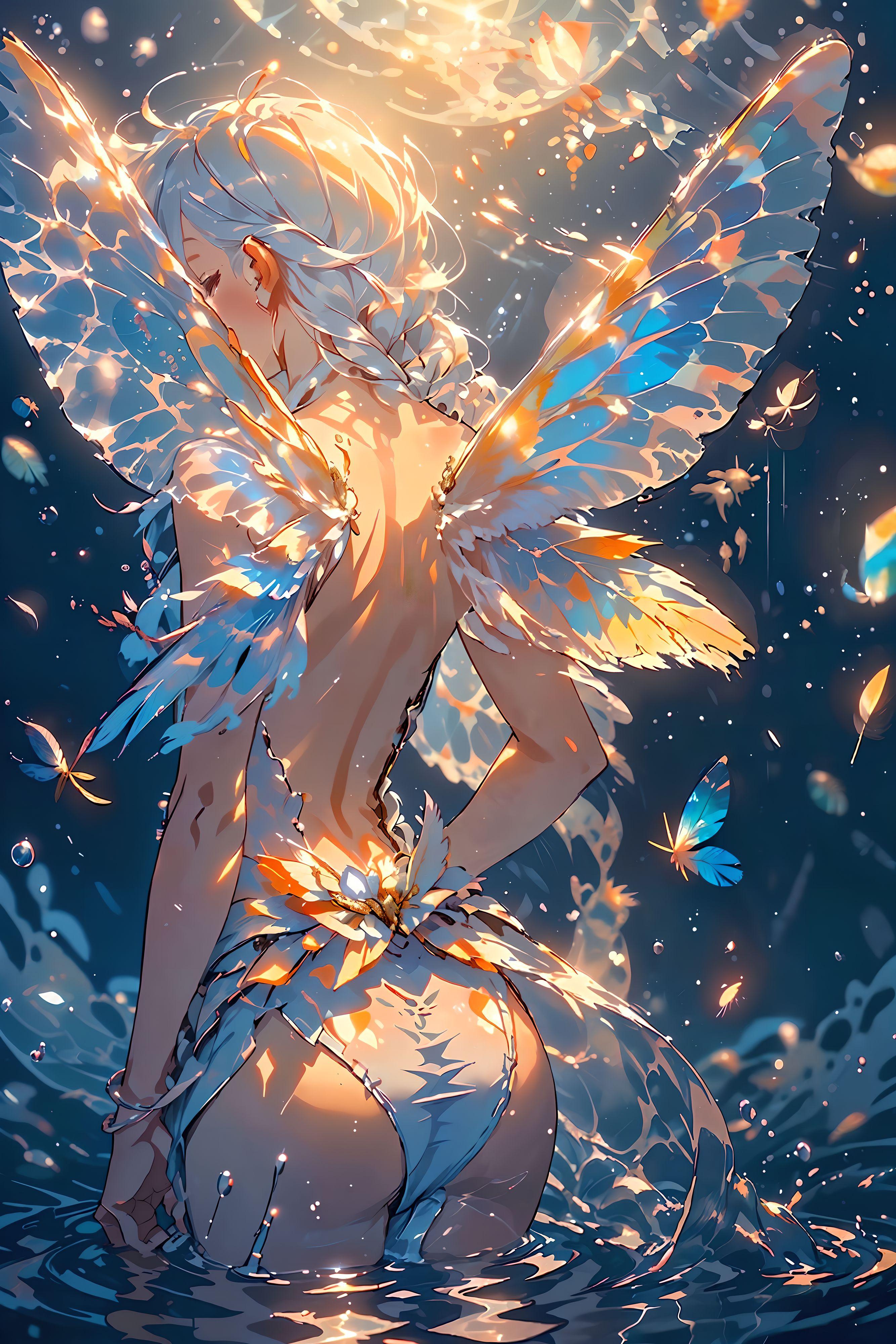 growing wings and flying