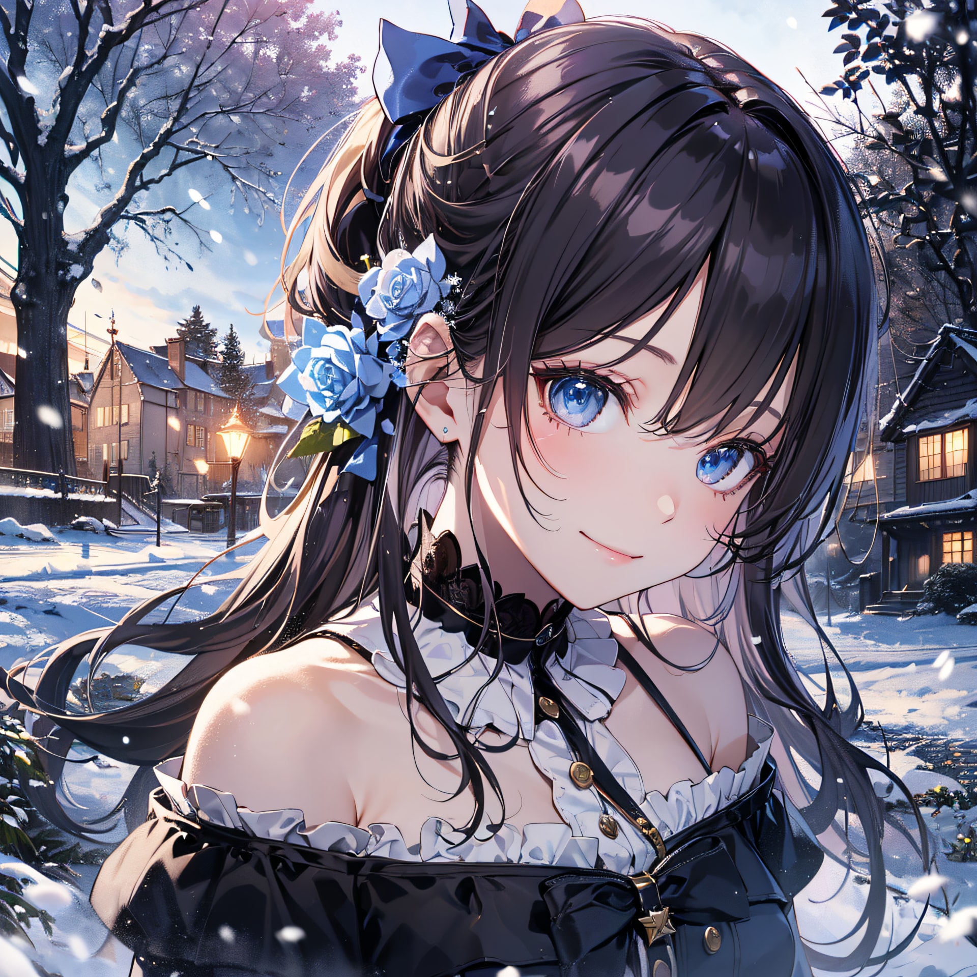 雪降る夜に01