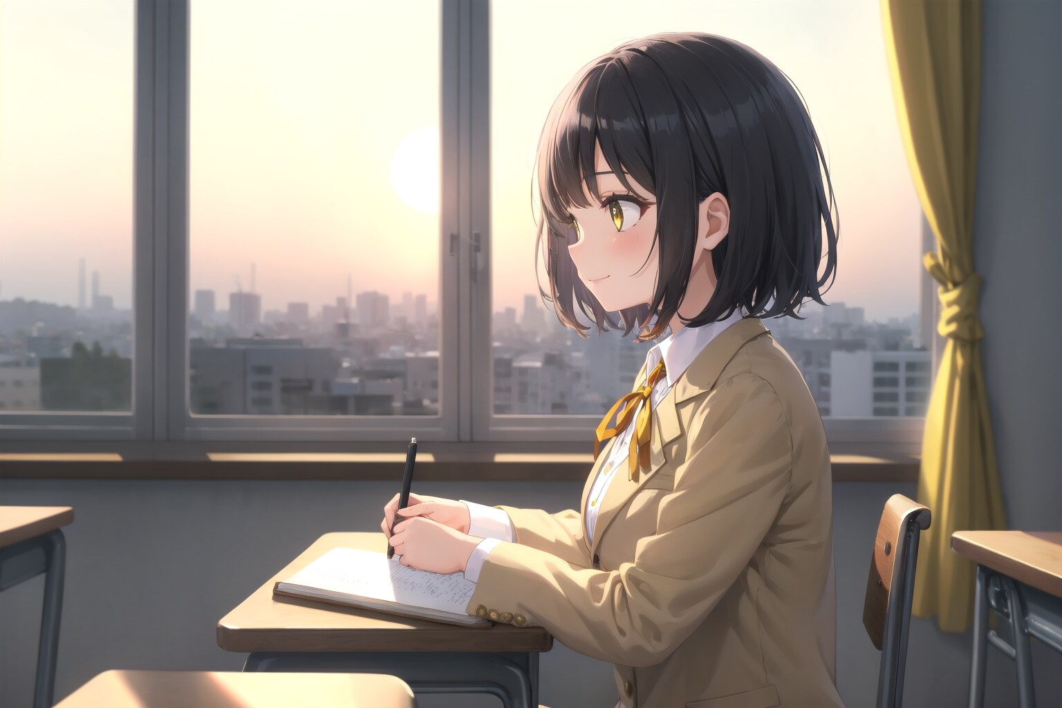 横顔